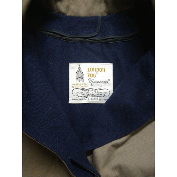 Vintage London Fog Trench Coat - 8Pet. - Picture 4 of 7